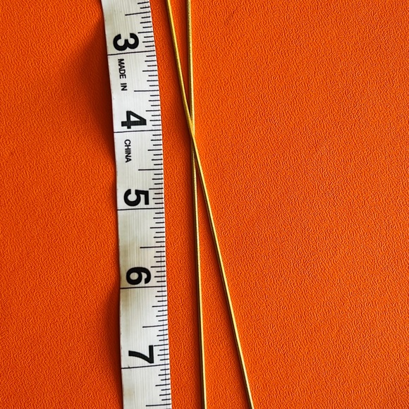 Black and Goldtone Pendant Necklace with initial “M” - Picture 4 of 4